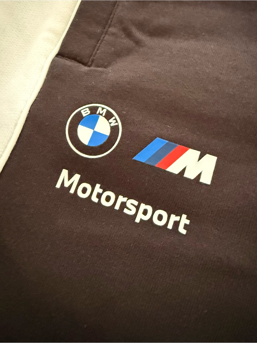 Puma x BMW M Series Black and White Motorsport Sweatpants